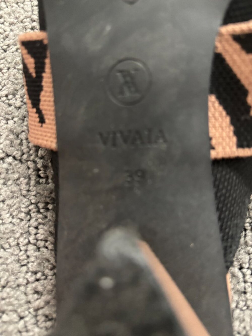 Vivaia Black/Zebra Kitten Heel Mule - Picture 4 of 6